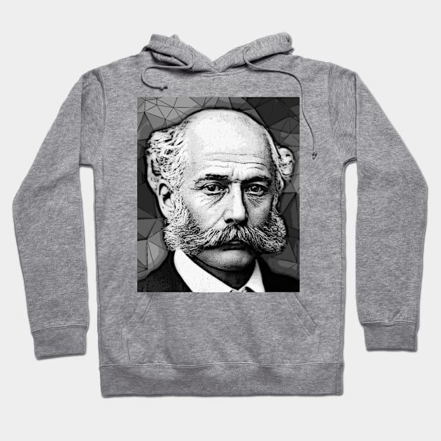 Joseph Bazalgette Black And White Portrait | Joseph Bazalgette Artwork 2 Hoodie by JustLit